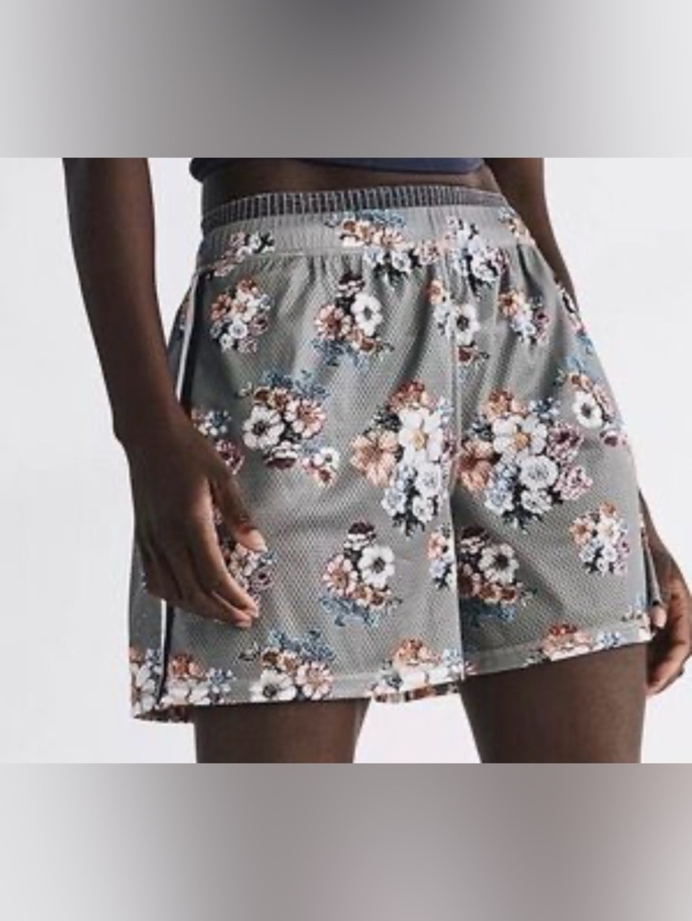 Free People Movement Floral Mesh Women’s Shorts NWOT